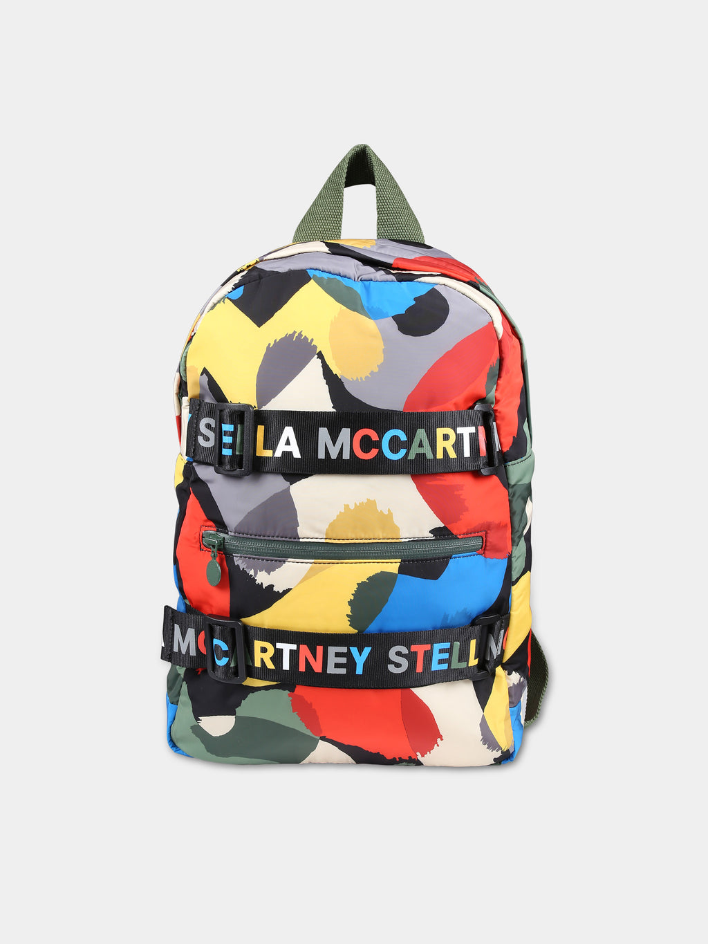 Multicolor backpack for boy with graphics print